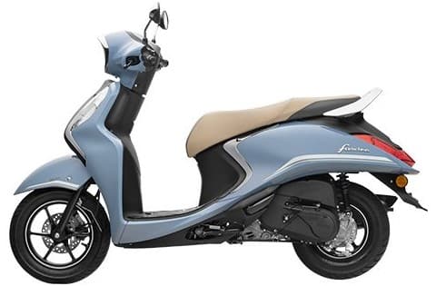 Yamaha Fascino Disc (Cool Blue Metallic) on EMI | Bajaj Mall