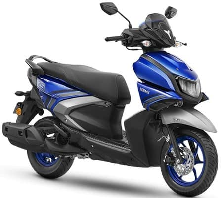 Yamaha Rayzr Hybrid Dlx Disc Racing Blue On Emi Bajaj Mall