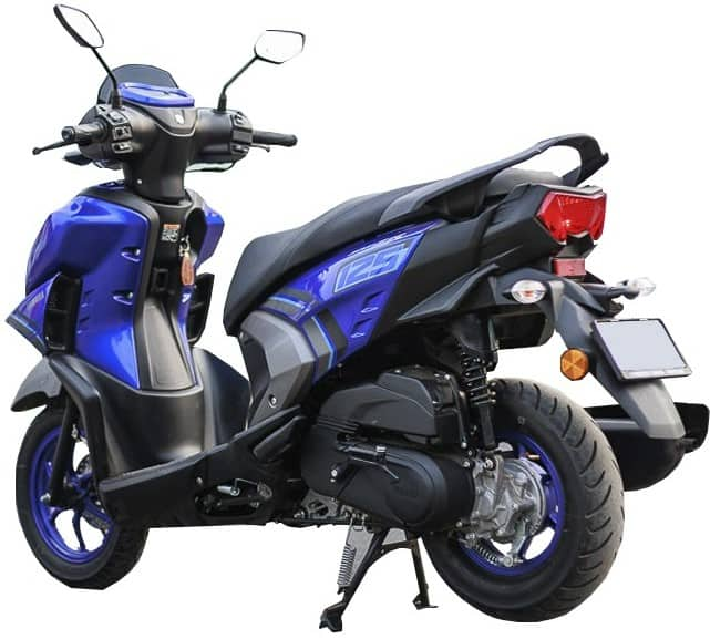 Yamaha Rayzr Hybrid Dlx Disc Racing Blue On Emi Bajaj Mall