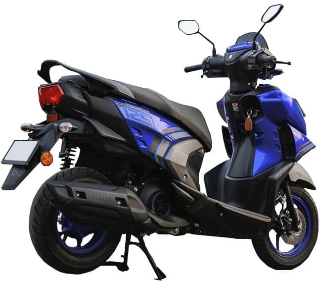 Yamaha Rayzr Hybrid Dlx Disc Racing Blue On Emi Bajaj Mall