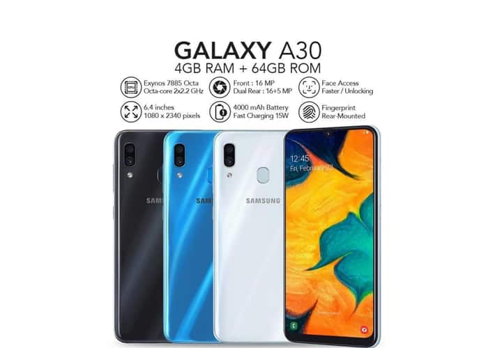 samsung a30 4gb ram